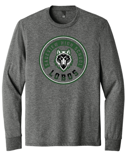 Sageview Lobos Round Badge Long Sleeve Tee