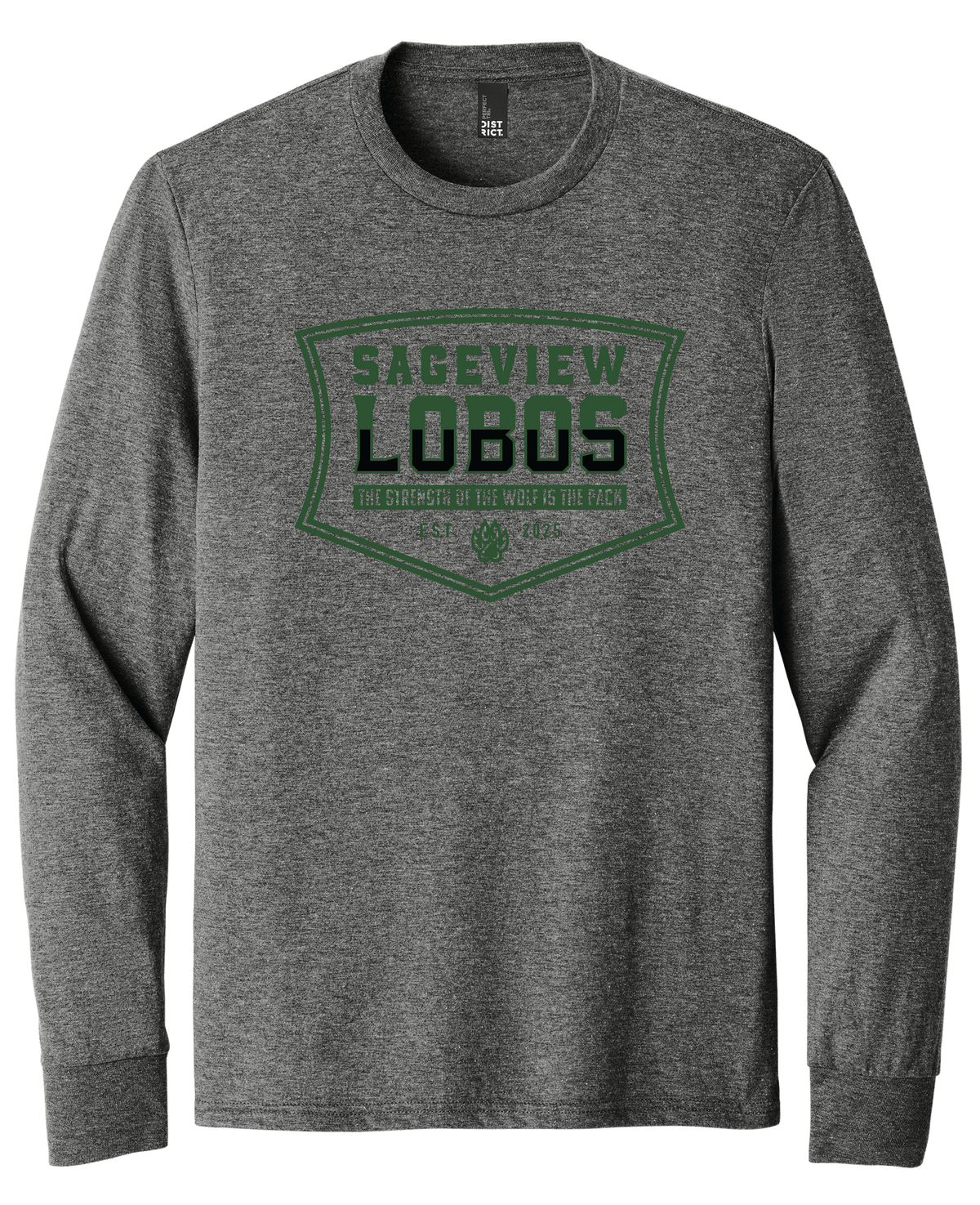 Sageview Lobos Badge Long Sleeve Tee
