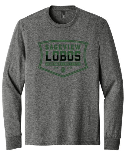 Sageview Lobos Badge Long Sleeve Tee