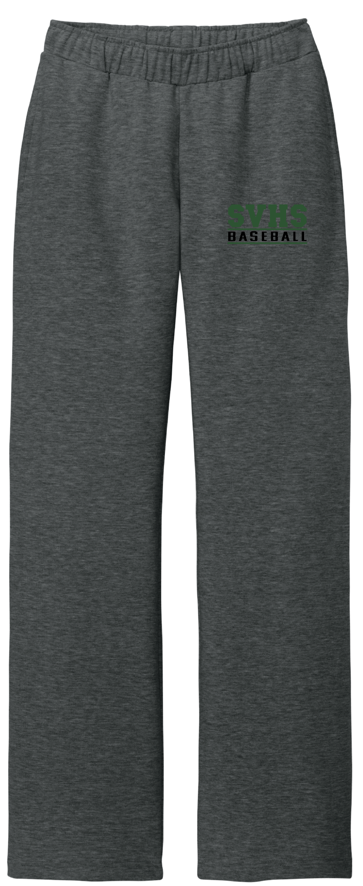 SVHS Baseball Fleece Open-Bottom Sweatpants