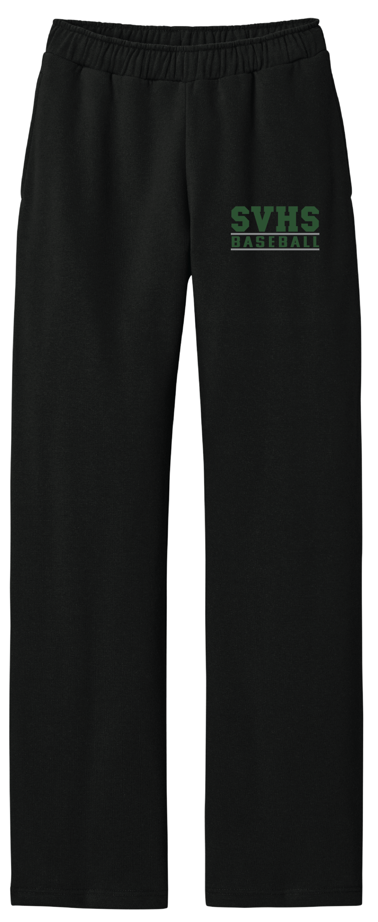 SVHS Baseball Fleece Open-Bottom Sweatpants
