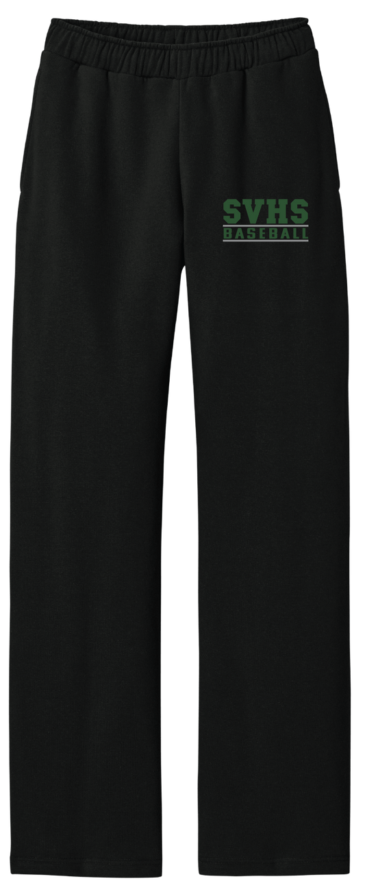 SVHS Baseball Fleece Open-Bottom Sweatpants