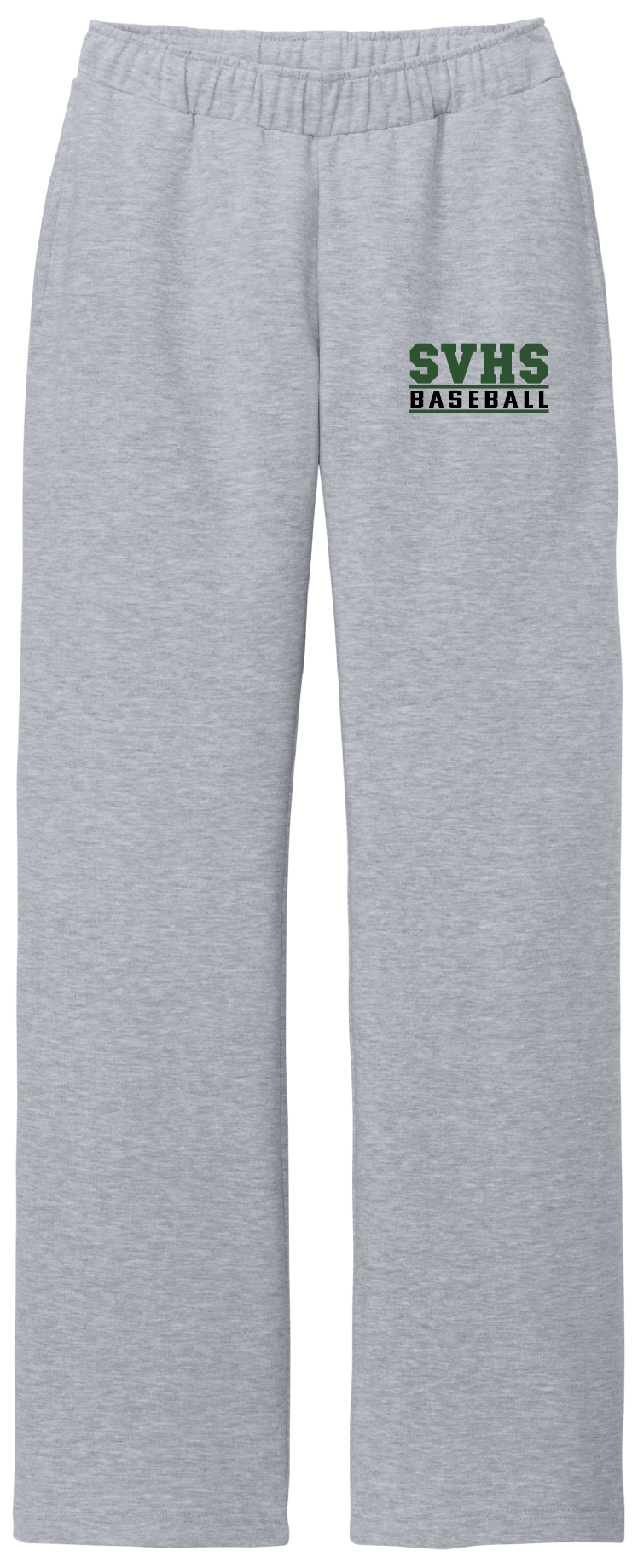 SVHS Baseball Fleece Open-Bottom Sweatpants