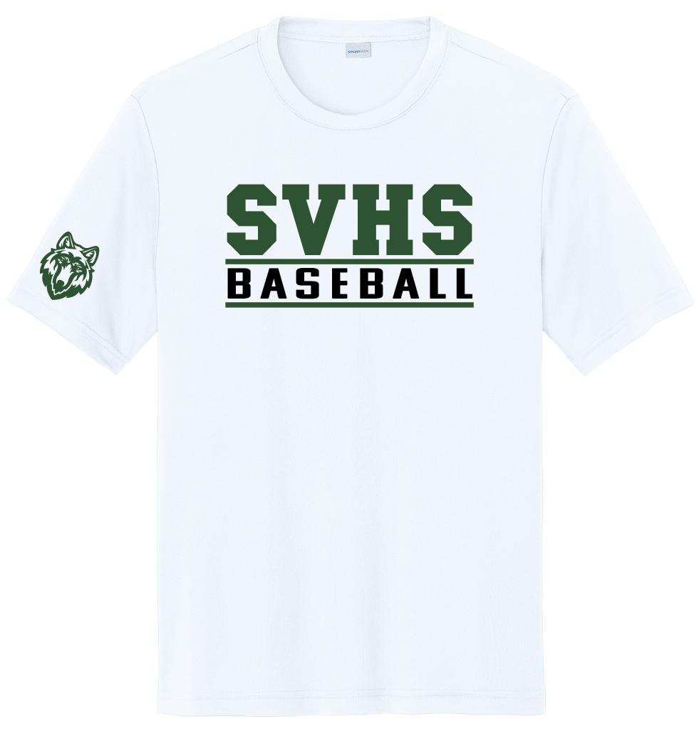 SVHS Baseball Moisture-Wicking Short Sleeve Tee
