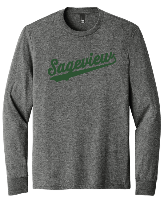 Sageview Script Long Sleeve Tee