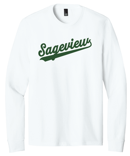 Sageview Script Long Sleeve Tee