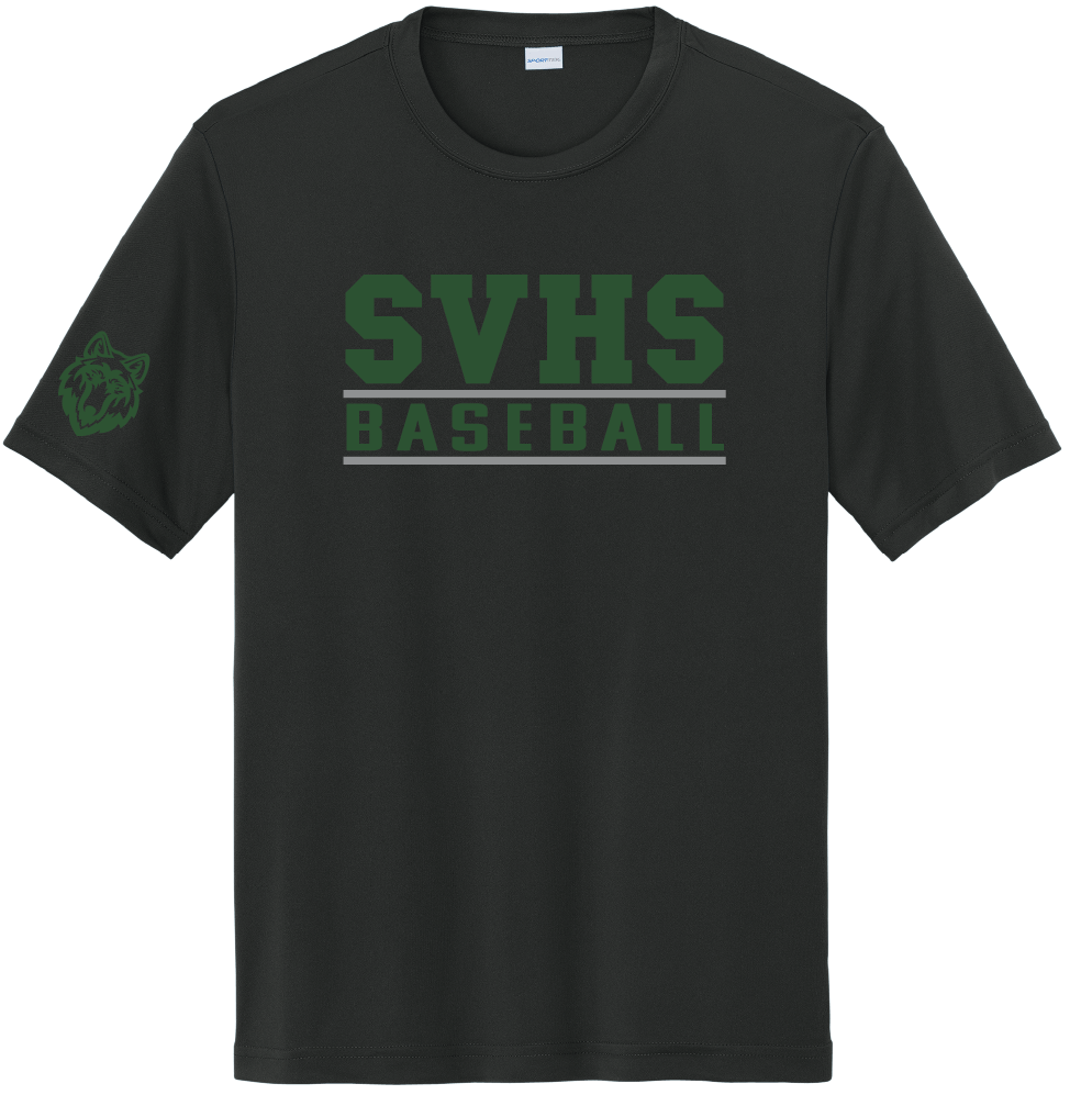 SVHS Baseball Moisture-Wicking Short Sleeve Tee