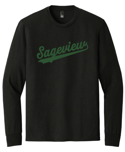 Sageview Script Long Sleeve Tee