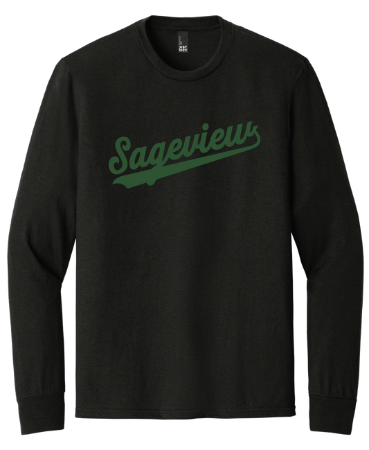 Sageview Script Long Sleeve Tee