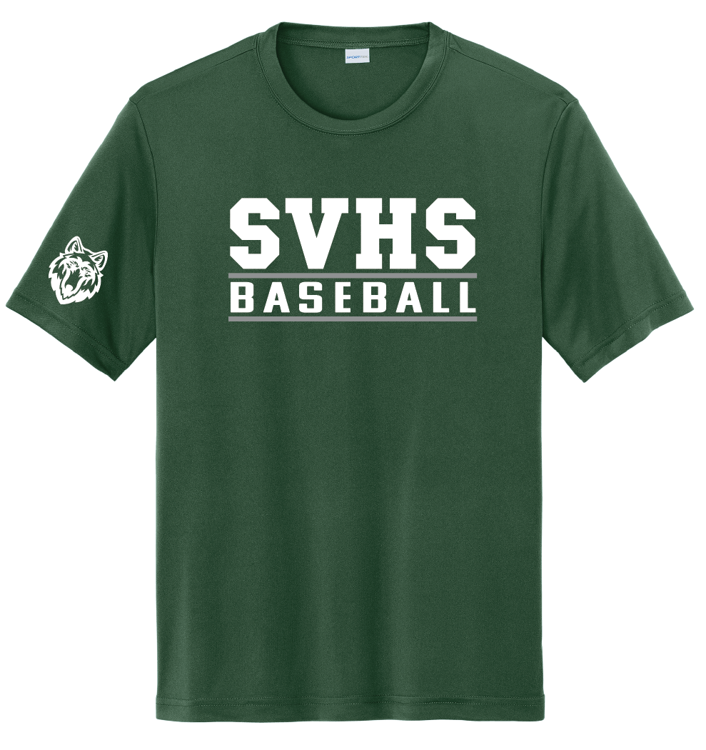 SVHS Baseball Moisture-Wicking Short Sleeve Tee