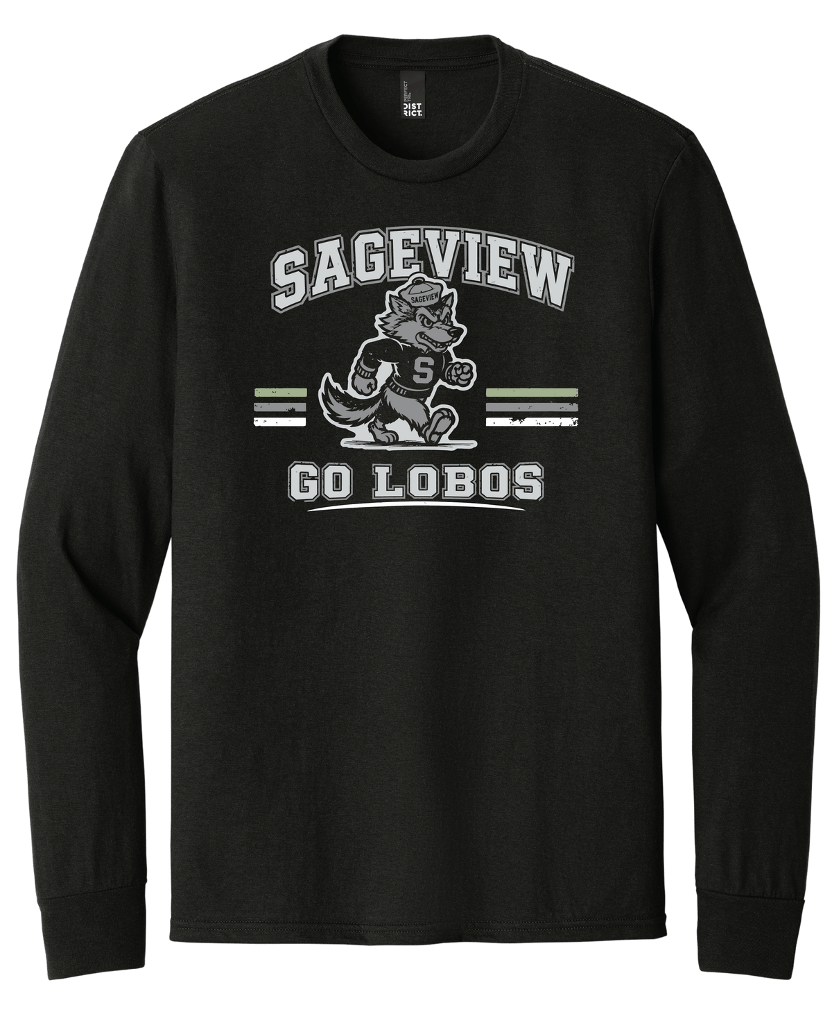 Lobos Old School Long Sleeve Tee