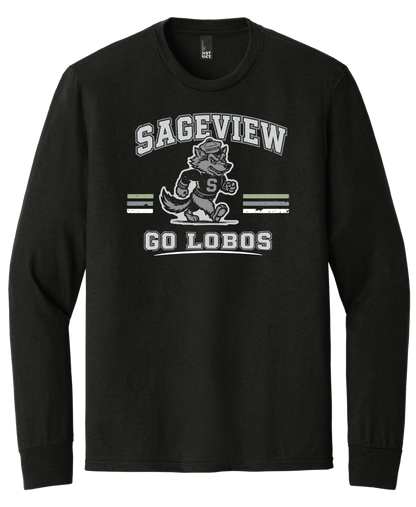 Lobos Old School Long Sleeve Tee
