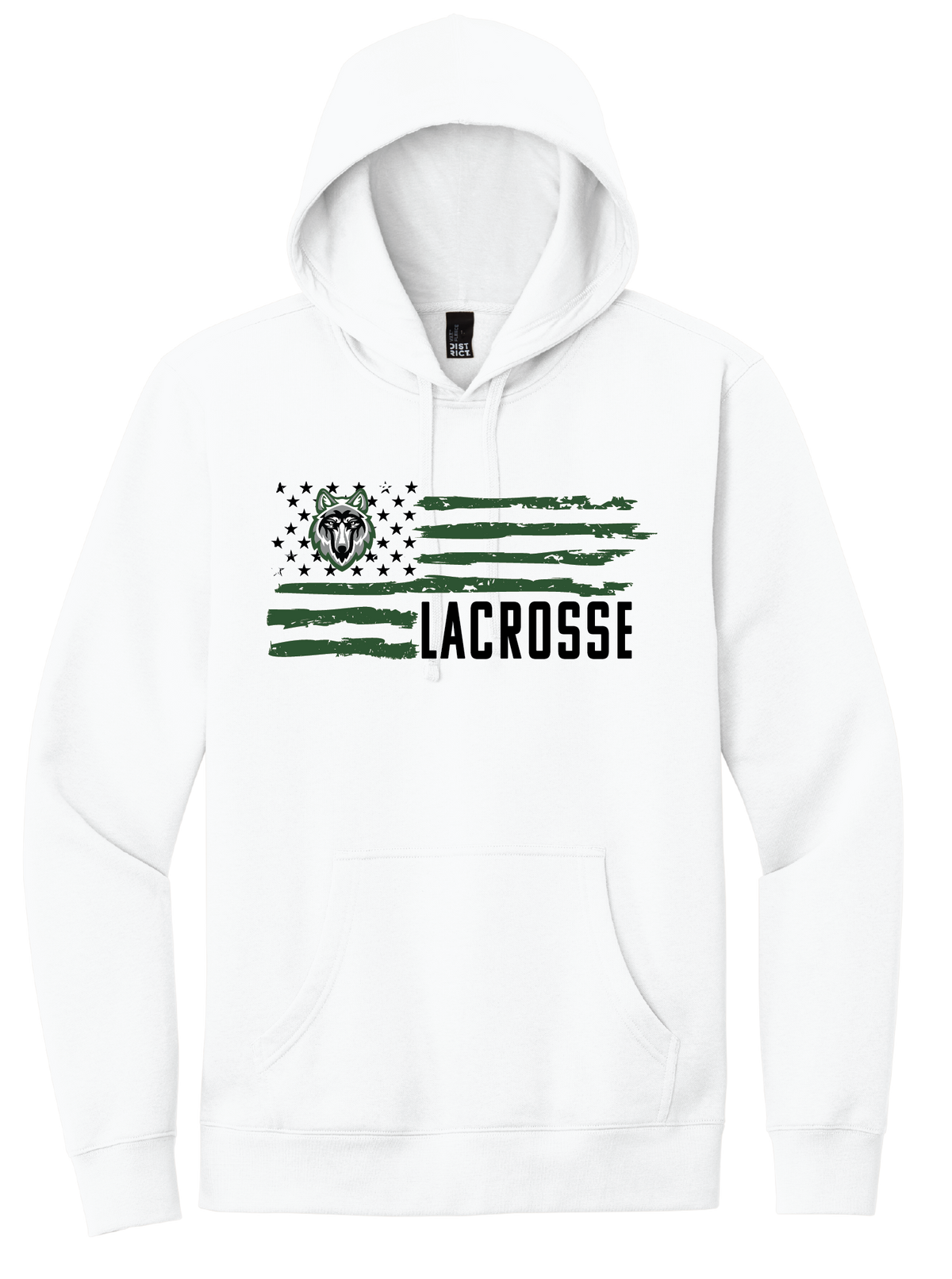 Lobo Flag Lacrosse Hoodie