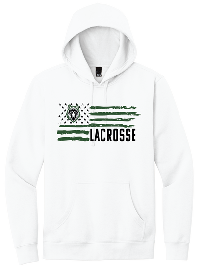 Lobo Flag Lacrosse Hoodie