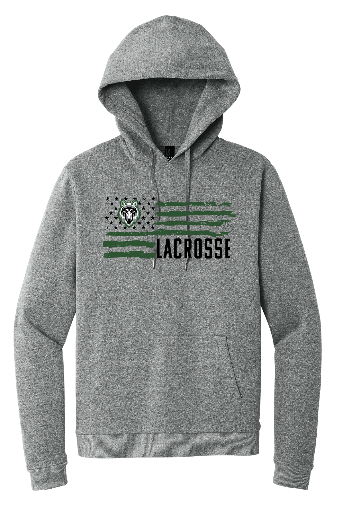 Lobo Flag Lacrosse Hoodie
