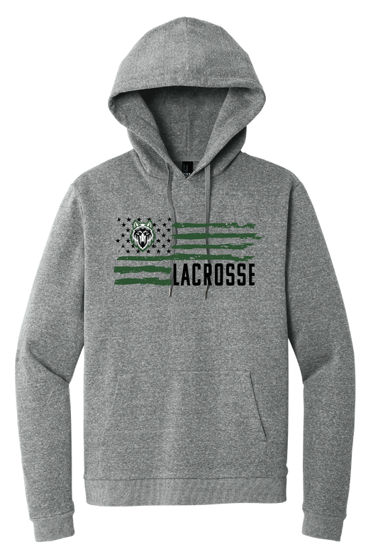 Lobo Flag Lacrosse Hoodie