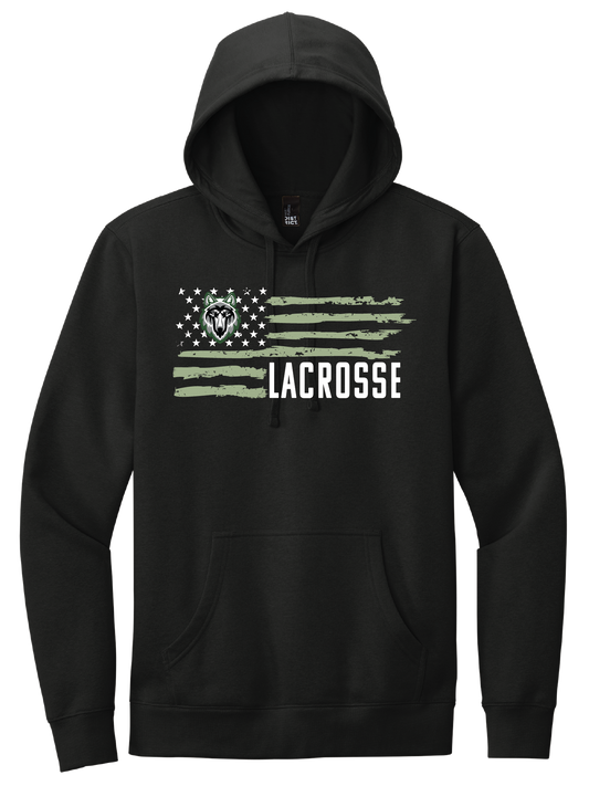 Lobo Flag Lacrosse Hoodie