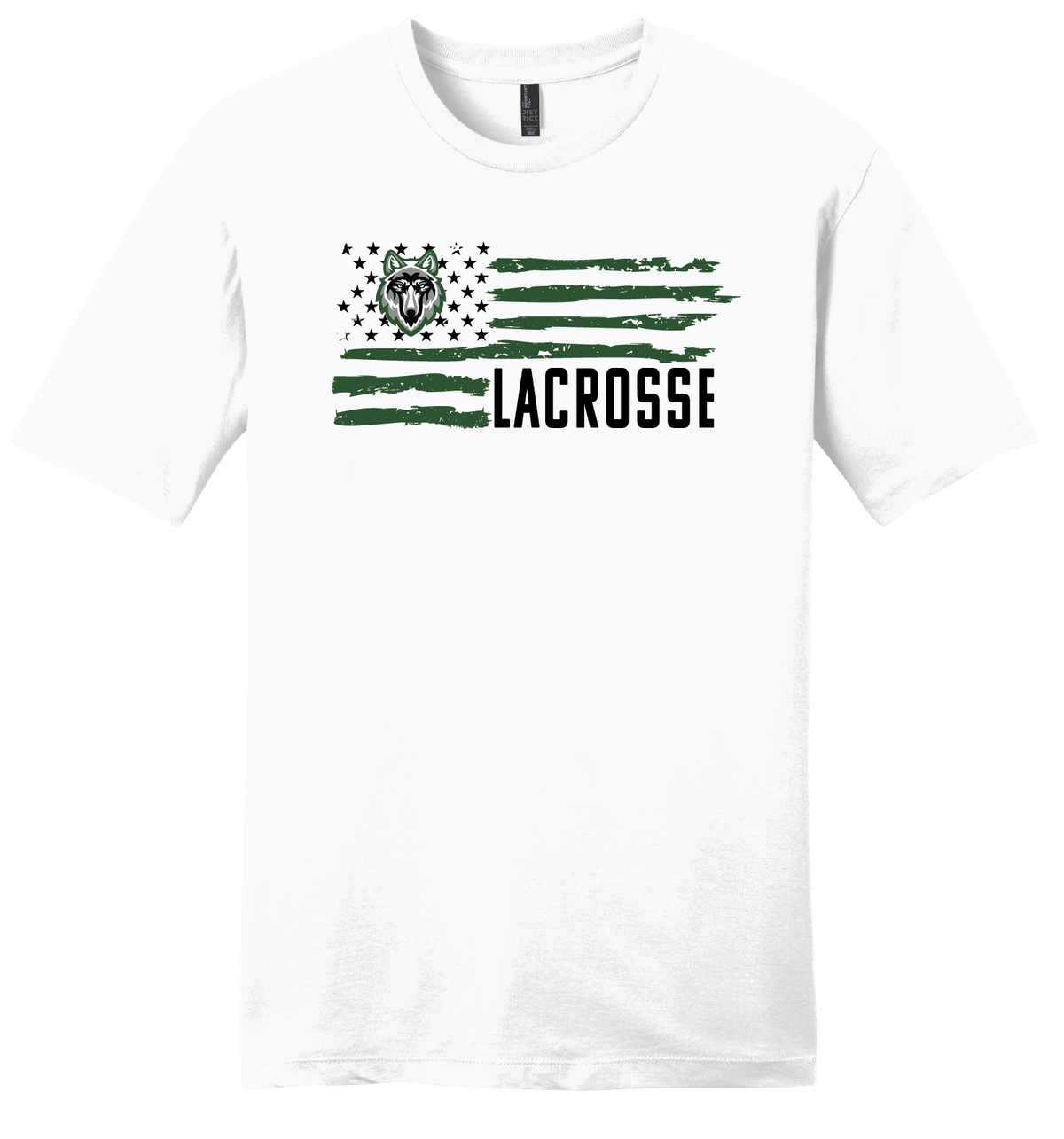 Lobo Flag Lacrosse T-Shirt