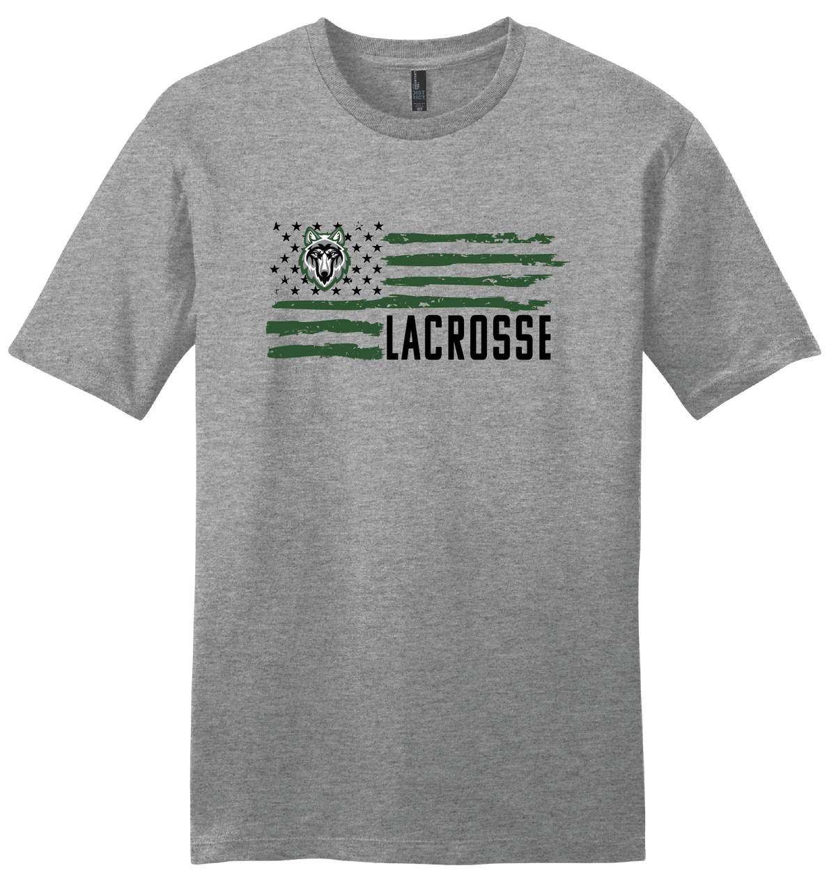 Lobo Flag Lacrosse T-Shirt