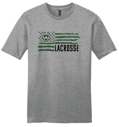 Lobo Flag Lacrosse T-Shirt