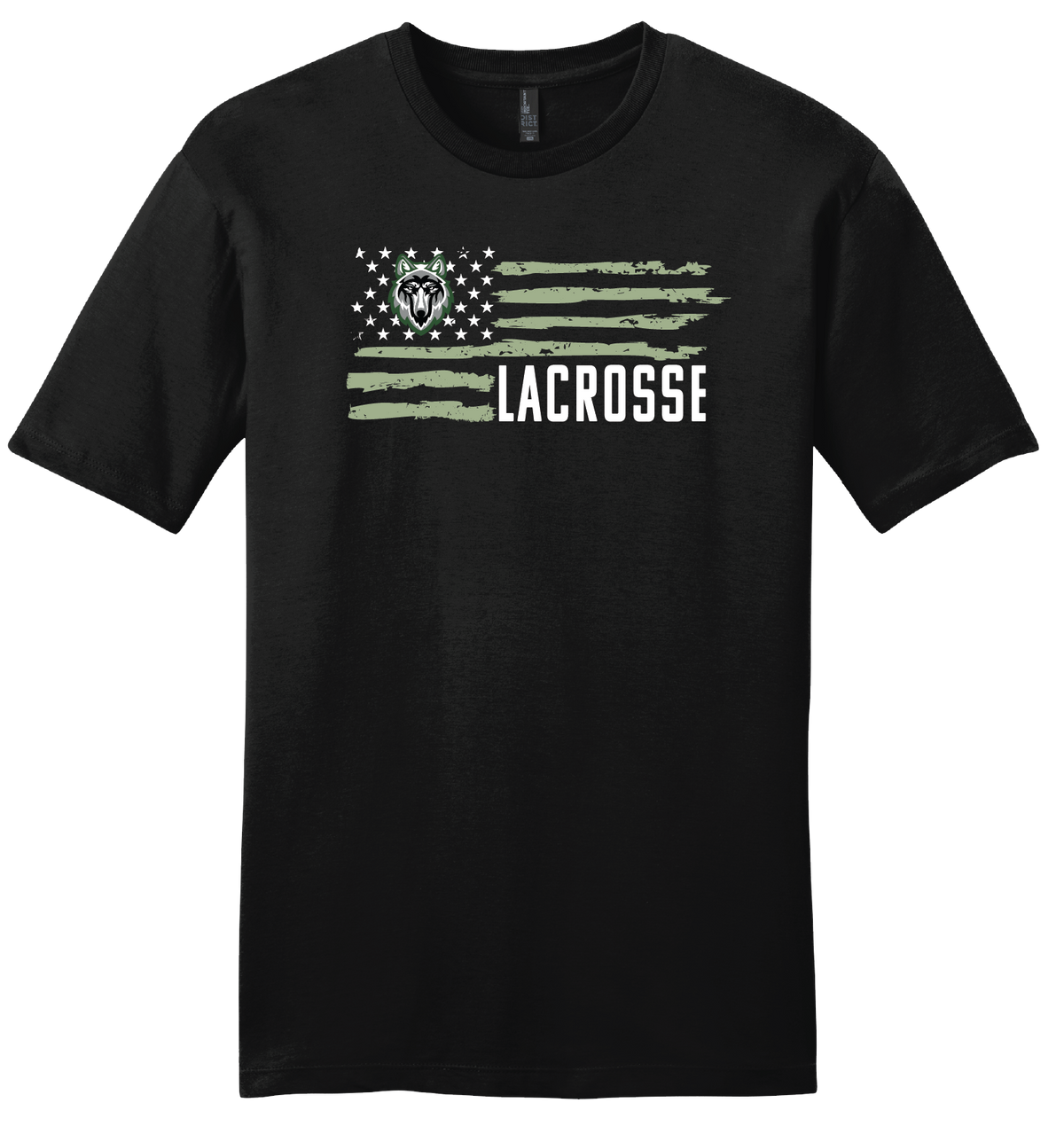 Lobo Flag Lacrosse T-Shirt