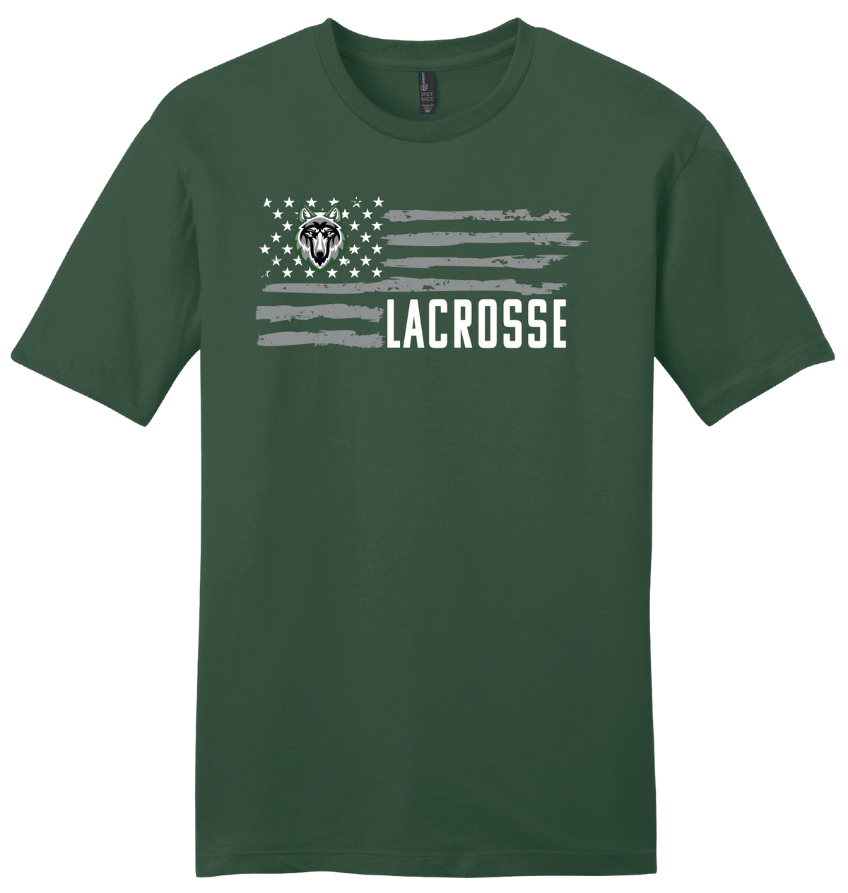 Lobo Flag Lacrosse T-Shirt