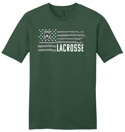 Lobo Flag Lacrosse T-Shirt
