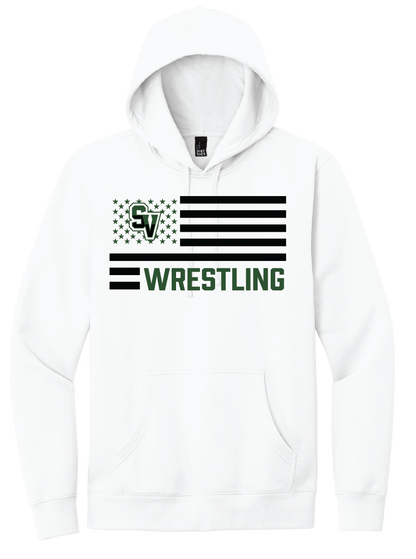 Sageview Wrestling American Flag Hoodie