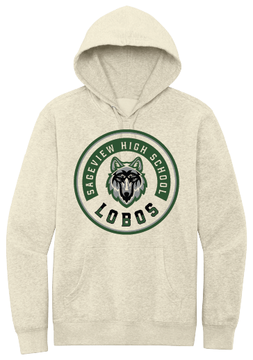 Sageview Lobos Round Badge Hoodie