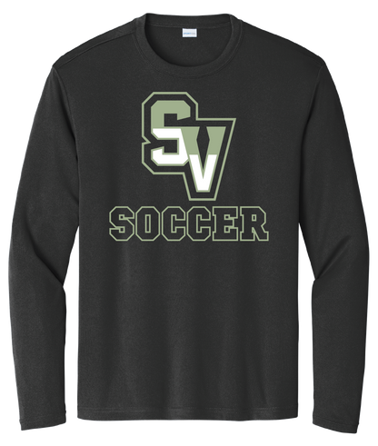Sageview Soccer Moisture-Wicking Long Sleeve Tee