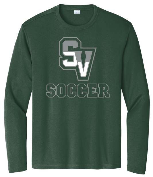 Sageview Soccer Moisture-Wicking Long Sleeve Tee