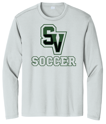 Sageview Soccer Moisture-Wicking Long Sleeve Tee