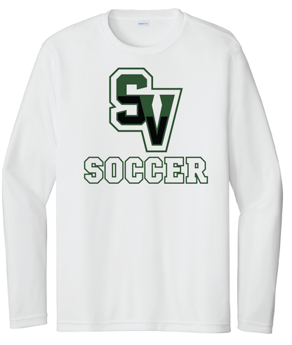 Sageview Soccer Moisture-Wicking Long Sleeve Tee
