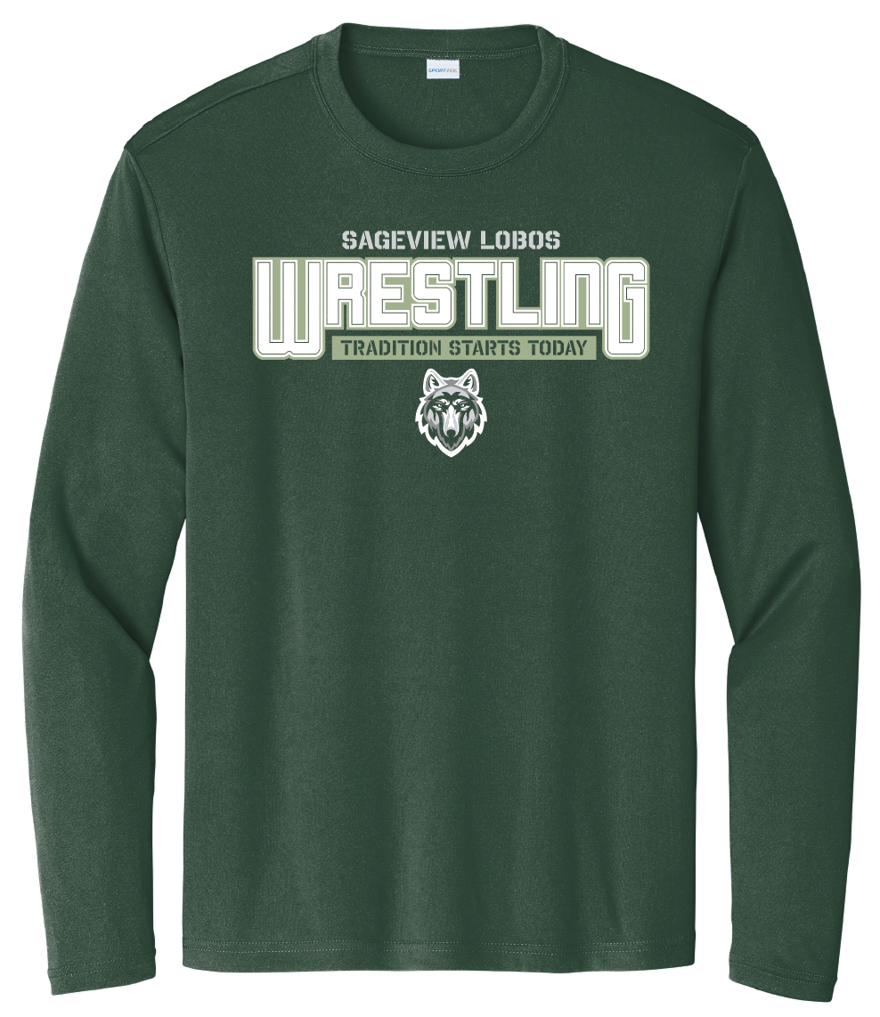 Sageview Wrestling LOBOS Long Sleeve