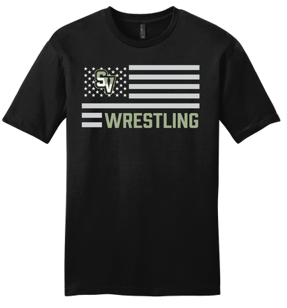 Sageview Wrestling American Flag T-Shirt