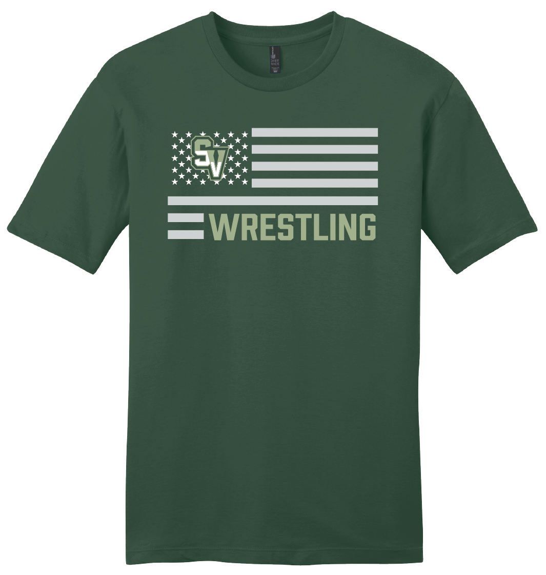 Sageview Wrestling American Flag T-Shirt