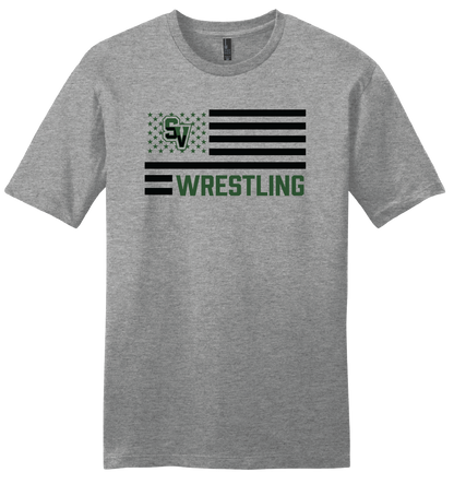 Sageview Wrestling American Flag T-Shirt