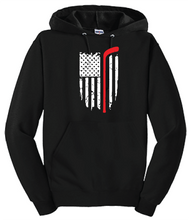 Load image into Gallery viewer, Hockey Flag Hoodie
