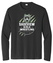 Load image into Gallery viewer, Sageview Girl's Wrestling Team Logo Long Sleeve
