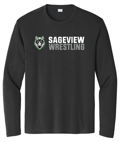 Sageview Girl's Wrestling Lobos Long Sleeve