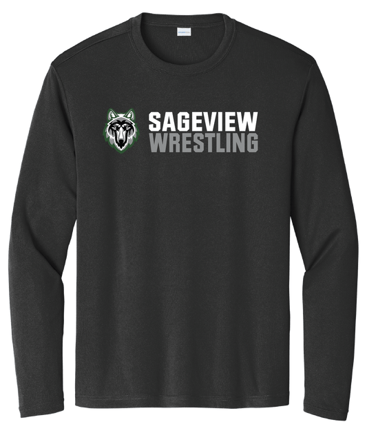 Sageview Girl's Wrestling Lobos Long Sleeve