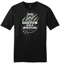 Load image into Gallery viewer, Sageview Girl's Wrestling Team Logo Tee
