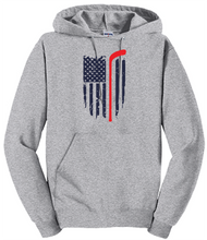 Load image into Gallery viewer, Hockey Flag Hoodie
