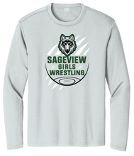 Load image into Gallery viewer, Sageview Girl's Wrestling Team Logo Long Sleeve
