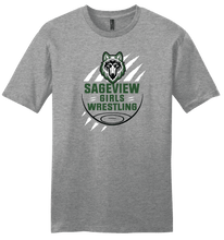 Load image into Gallery viewer, Sageview Girl's Wrestling Team Logo Tee
