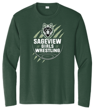 Load image into Gallery viewer, Sageview Girl's Wrestling Team Logo Long Sleeve
