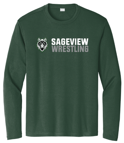 Sageview Girl's Wrestling Lobos Long Sleeve