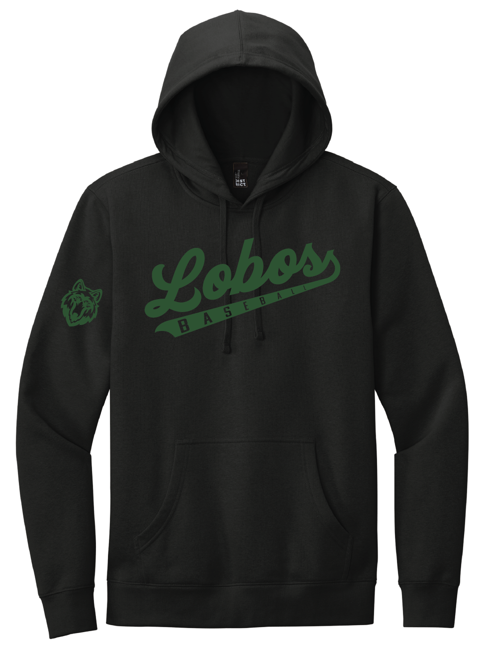 Lobos Script Baseball Hoodie