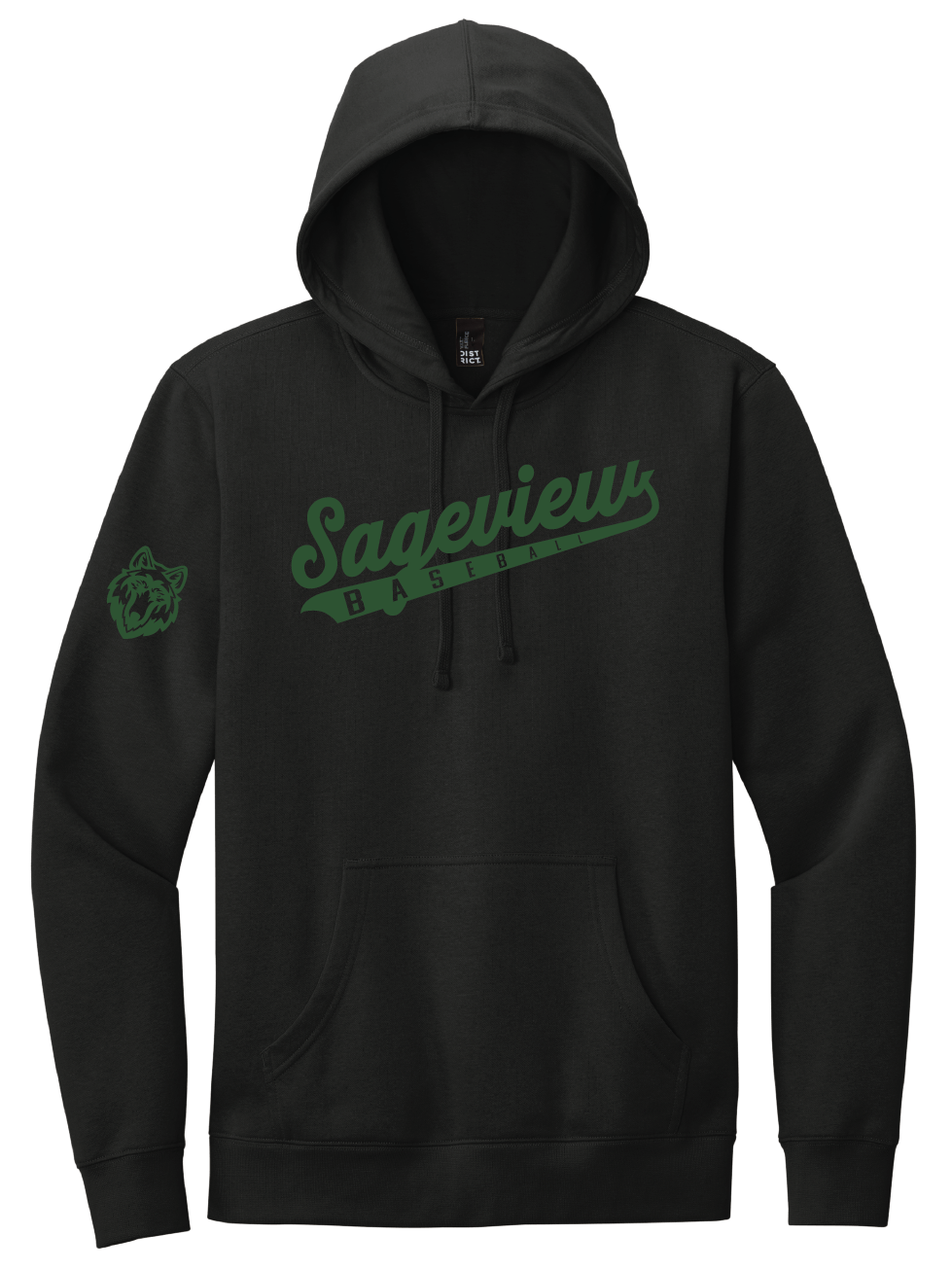Sageview Script Baseball Hoodie