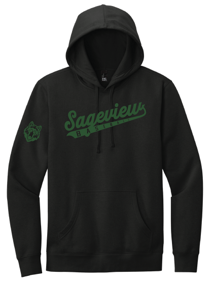 Sageview Script Baseball Hoodie